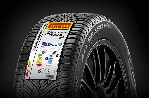 EU štítek Pirelli Cinturato AS SF3