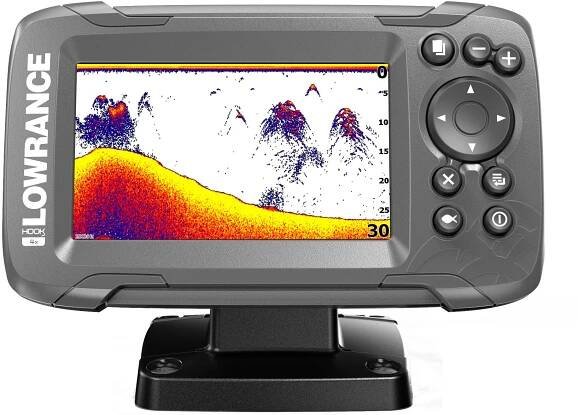 Lowrance HOOK2 4x GPS se sondou Bullet Skimmer