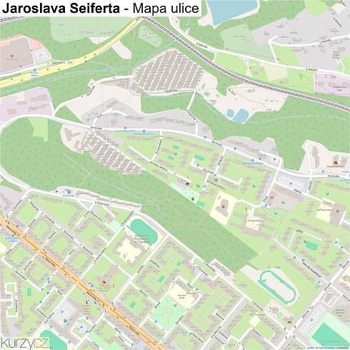 Jaroslava Seiferta - mapy | Kurzy.cz