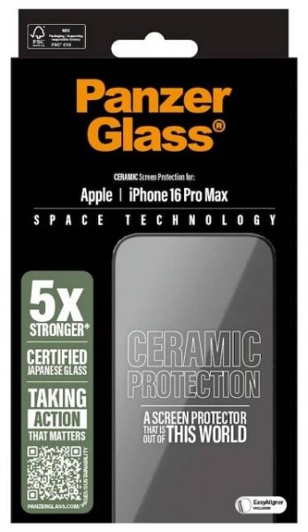 PanzerGlass Ceramic Screen ochranné sklo pro Apple iPhone 16 Pro