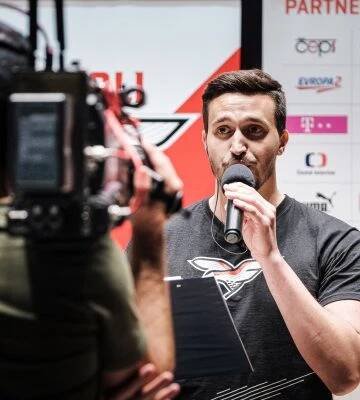Moderování sportovní akce