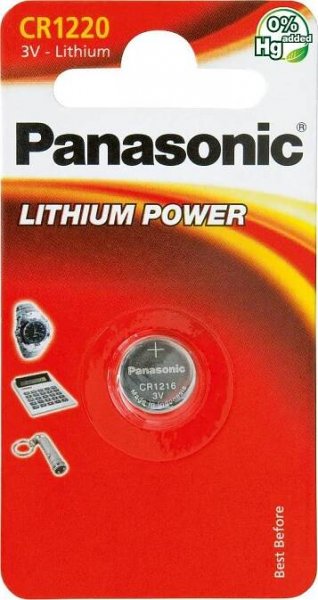 Panasonic Lithium Power CR1220, 1 ks 1 ks od 31 Kč