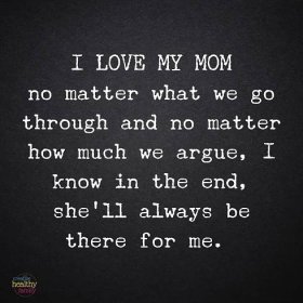I love my mom quote