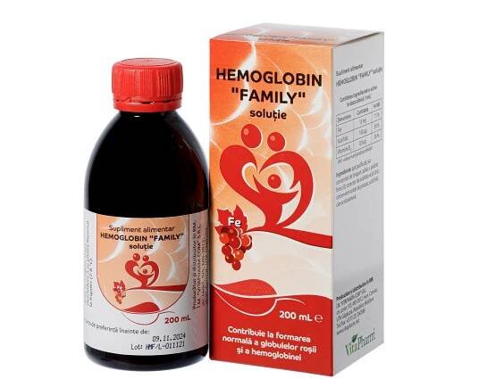 HEMOGLOBIN “FAMILY” solution 200 ml - VitaPharm