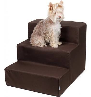 Iridog Schody pro psy Steppie no.2 tmavě hnědé v45 x š50 x d60 cm od 1 699 Kč - Heureka.cz