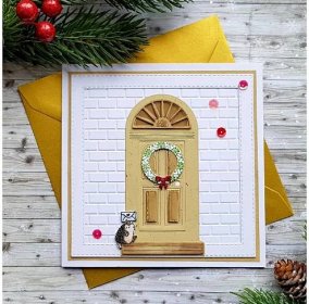 Vánoční přání, vánoční dveře