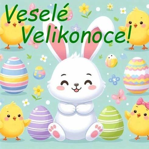 Klikněte pro zobrazení původního (velkého) obrázku
==============
Velikonoční přání Veselé Velikonoce!
Pošlete originální velikonoční přání plná lásky a rado…