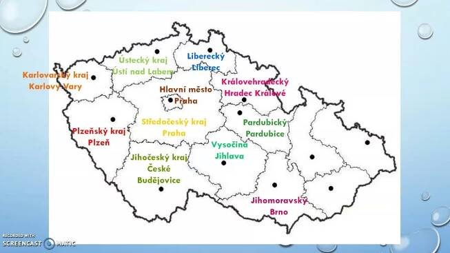 Zeměpis - 8. ročník, Česká republika - kraje a krajská města