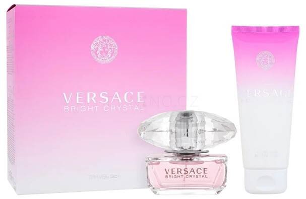 Versace Bright Crystal Dárková kazeta toaletní voda 50ml + tělové mléko 100ml poškozená krabička | ELNINO.CZ