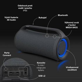 Sony SRS-XG500, černá