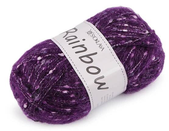 Pletací příze mohérová Rainbow 100 g - Prima Obchod
