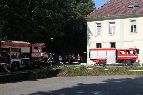 Hasiči zasahovali v průmyslové škole