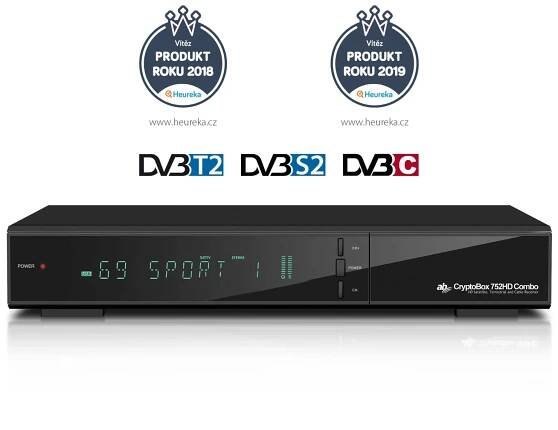 AB CryptoBox 752HD Combo DVB-T2 / S2 / C H.265 HEVC