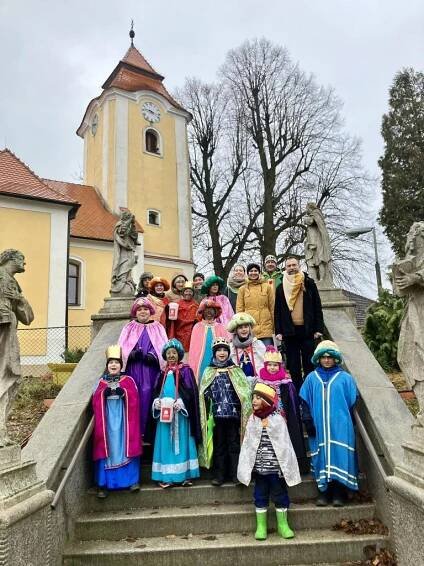 Tříkrálová sbírka 6. 1. 2024 - Oficiální stránky městys Rokytnice nad Rokytnou