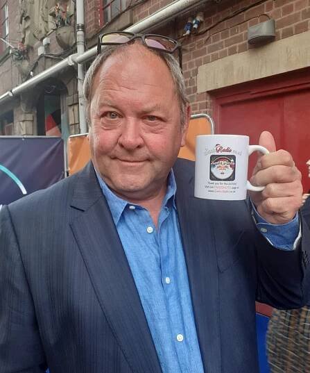 Mark Addy Santa Radio Celebrity Mugshots