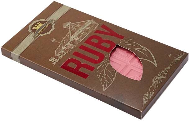 Tabuľková ruby čokoláda