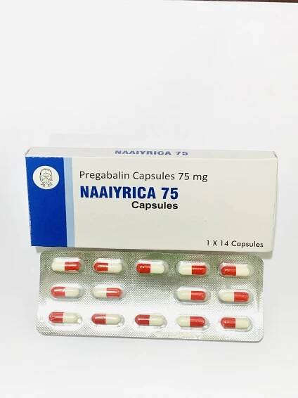 Naaiyrica 75mg ( Pregabalin) x14