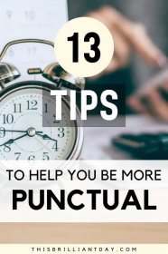 13 Tips To Help You Be More Punctual