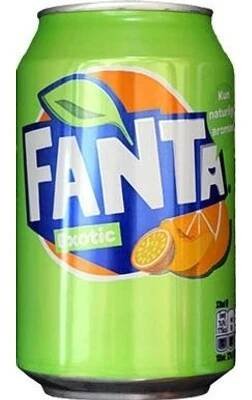 Fanta exotic plech 330 ml