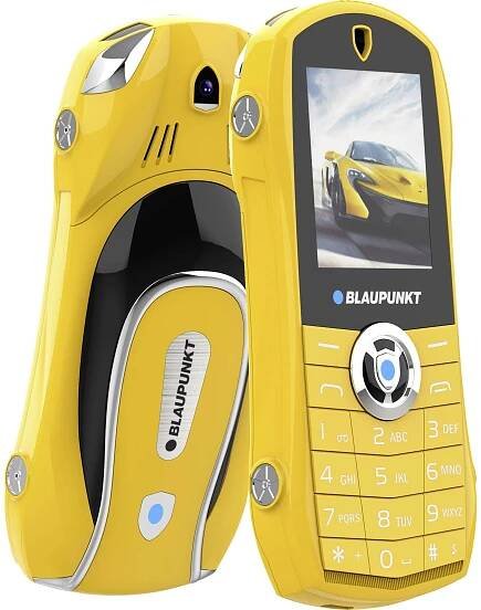 Blaupunkt Car mobilní telefon žlutá : Půhy.cz
