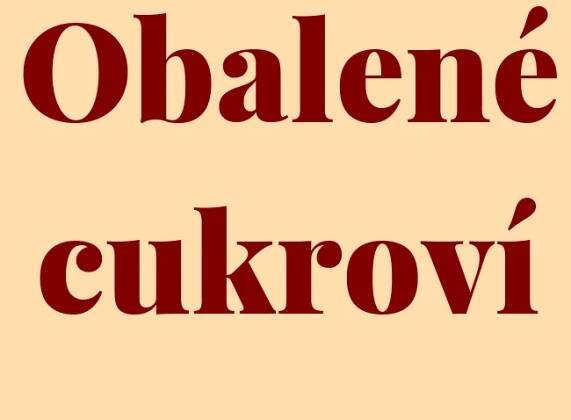 Obalené cukroví