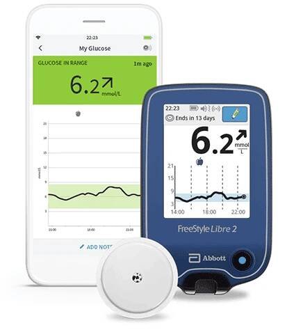 Freestyle Libre 2 CGM (1 Reader + 1 Sensor 14 day Supply) - Diabetic Plaza