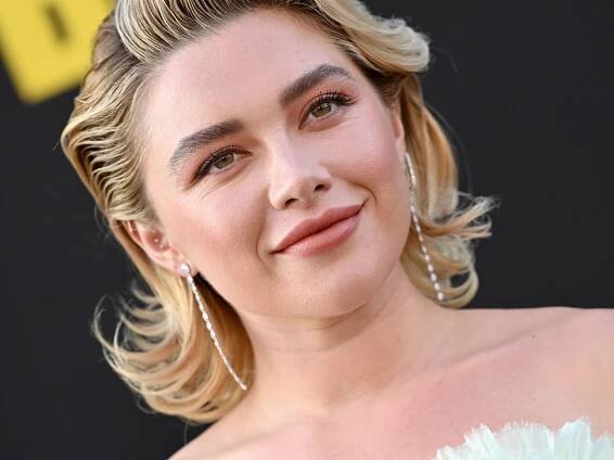 Florence Pugh's leather midi dress is a thing of emo-chic dreams