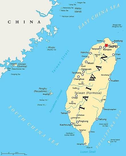 Taiwan map