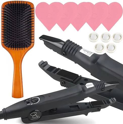 SVÁŘEČKA PRODLUŽOVÁNÍ VLASŮ KARTÁČ KERATIN
