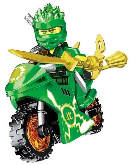 Figurky Ninjago a Motorky k LEGO 16 ks II