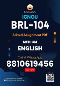 IGNOU BRL-104 - Retail Management Perspectives and Communication Latest Solved Assignment-July 2023 - June 2024