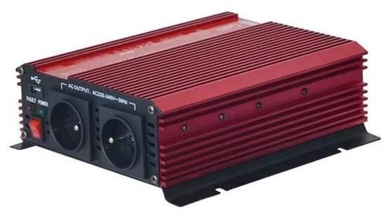 Geti Měnič napětí 1000W/12/230V + USB 