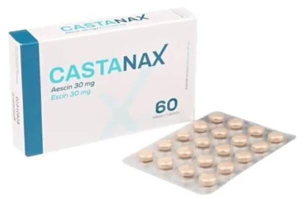 Castanax Aescin 30mg tbl.60