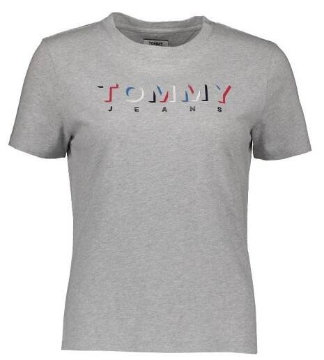 Tommy Jeans dámské šedé tričko | sixty.cz