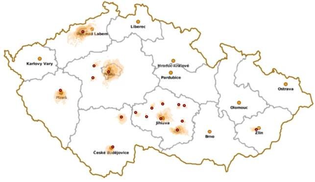 Mapy pokrytí regionálních sítí DVB-T a DVB-T2 | Televizniweb.cz