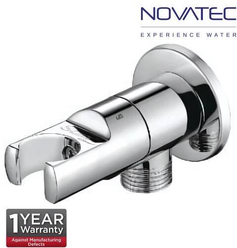 Novatec CP Angle Valve With Wall Flange (AV440)