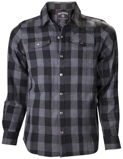 Tričko Jack Daniel's - Black/Grey checks Shirt | Tipy na originální dárky | Posters.cz