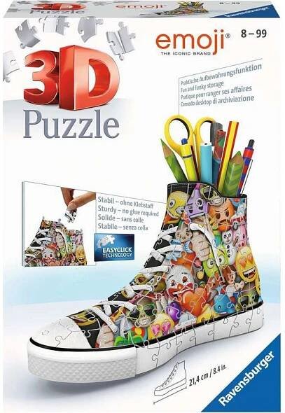 Ravensburger 3D Puzzle Kecka Emoji Sneaker 108 dílků