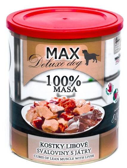 MAX kostky libové svaloviny s játry 800g