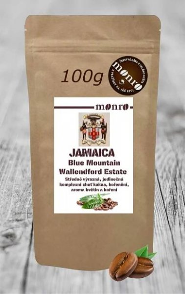 JAMAICA BLUE MOUNTAIN ESTATE WALLENDFORD KÁVA ARABICA