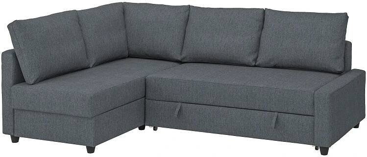 IKEA FRIHETEN Rohová Sedací Souprava pohovka s funkcí spaní