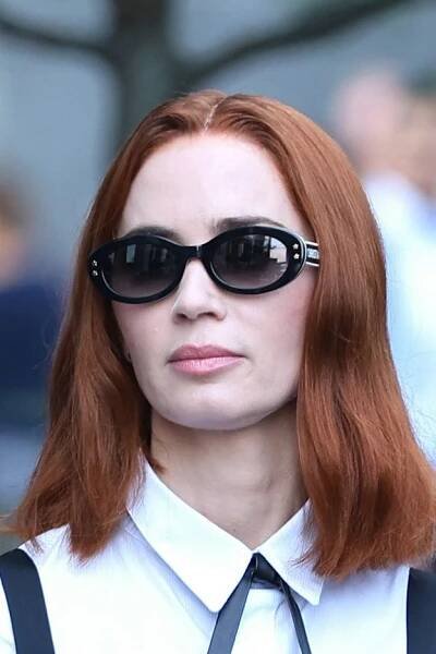 Emily Blunt Is Doing Double Corsets in Her First “Devil Wears Prada 2” On-Set Photos