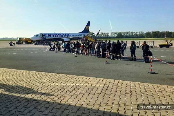 Ryanair letiste Pardubice