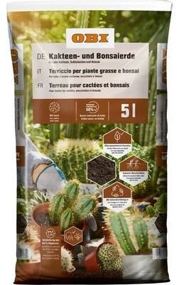 OBI Living Garden Substrát pro kaktusy a bonsaje 5 l