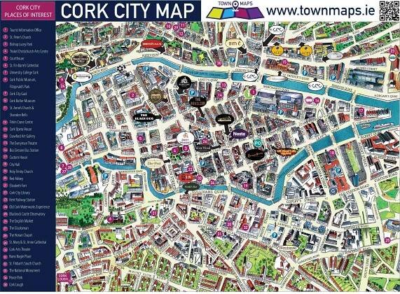 Cork City Map – Town Maps