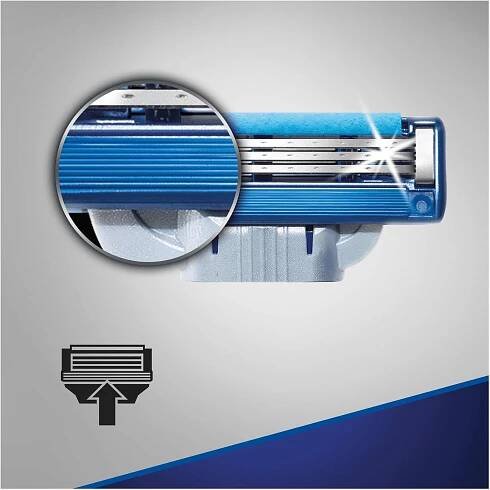 Gillette Mach3 Turbo náhradní hlavice 12 ks