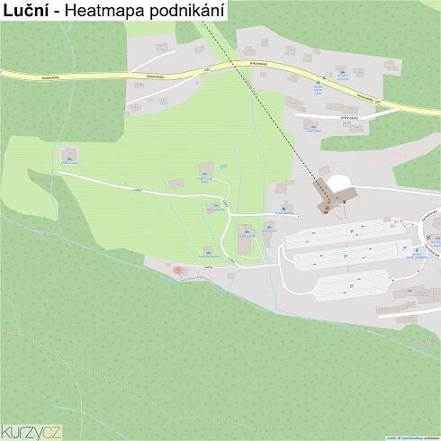 Luční - mapy | Kurzy.cz