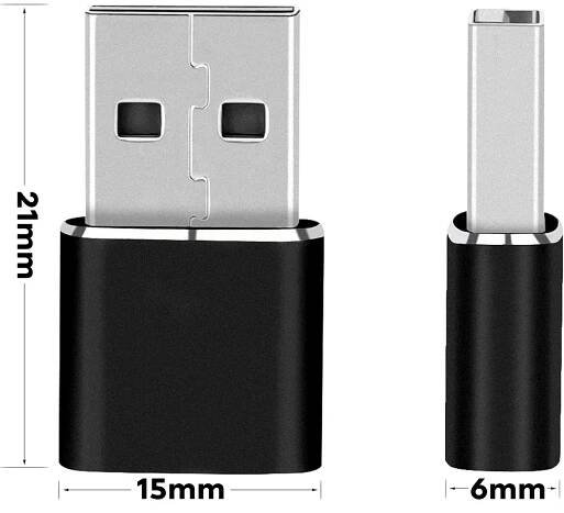 ADAPTÉR PŘECHODKA z USB-C TYPE-C na USB KONVERTOR za 29.00CZK - Allegro