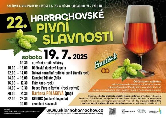 22. Harrachovské pivní slavnosti 19. 7. 2025