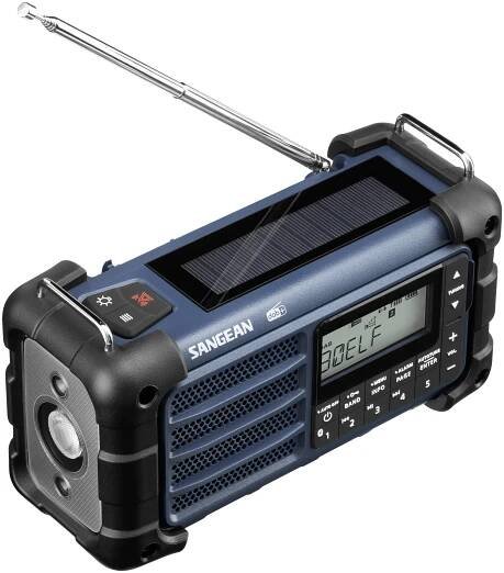 Sangean MMR-99 A500480 outdoorové rádio, DAB+, DAB, FM, nouzové rádio, Bluetooth, Solární panel, voděodolné, prachotěsné
